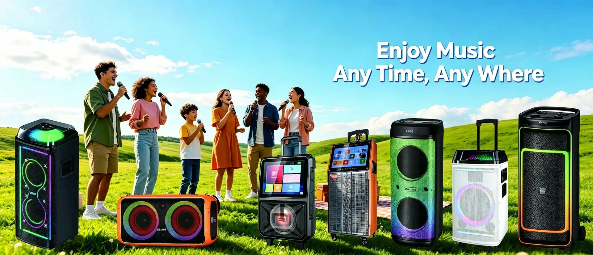 2 MinYi Audio speaker product display