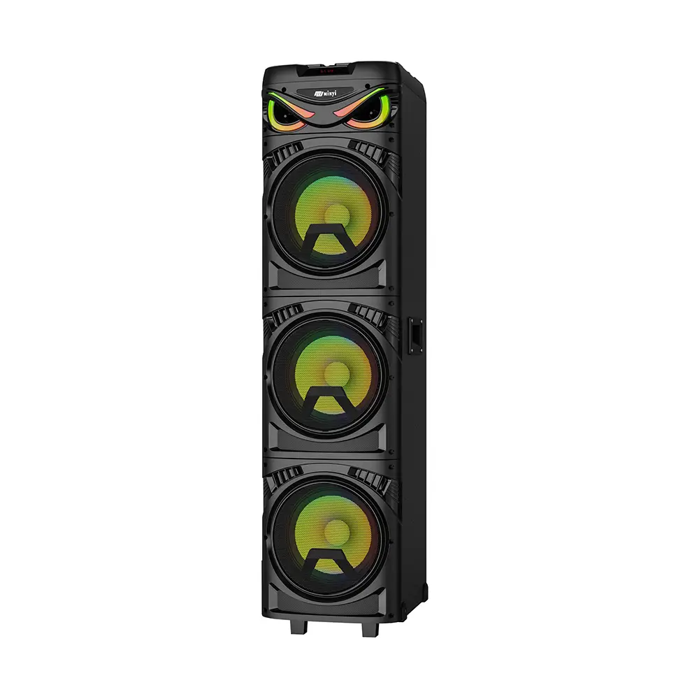 RM-310B triple 10 inch wooden tower speaker