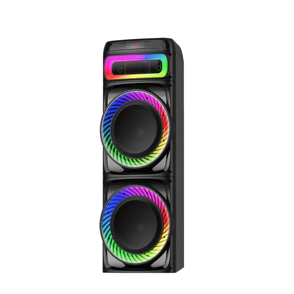 RM-6210 dual 10 inch wooden tower speaker
