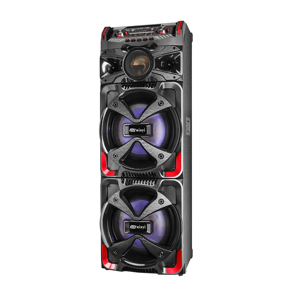 RM-8612 dual 12 inch wooden tower speaker