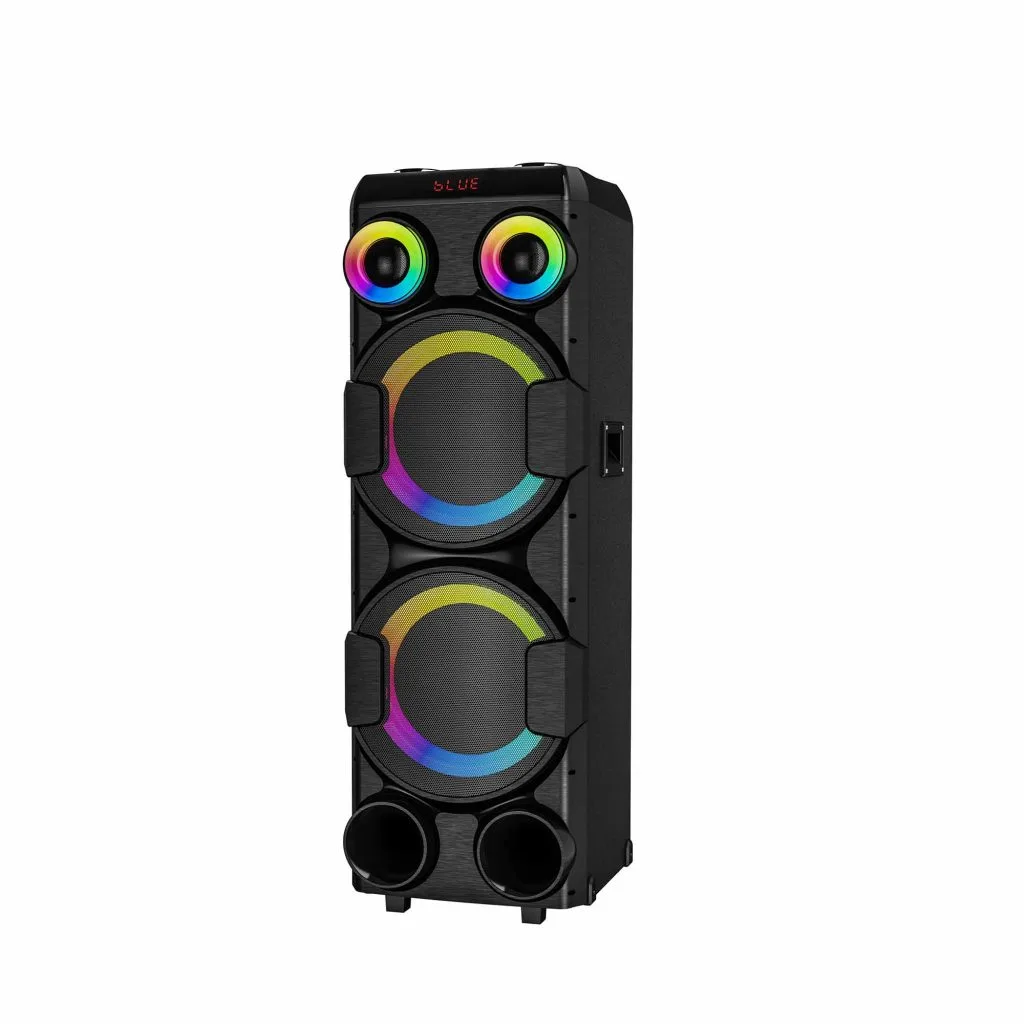 RM-7212 dual 12 inch wooden tower speaker