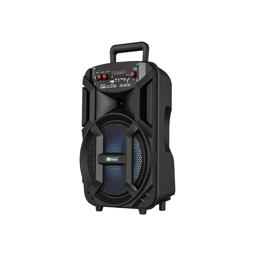RM54-8B 8 inch portable party speaker with red-cone woofer and horn tweeter - view product details