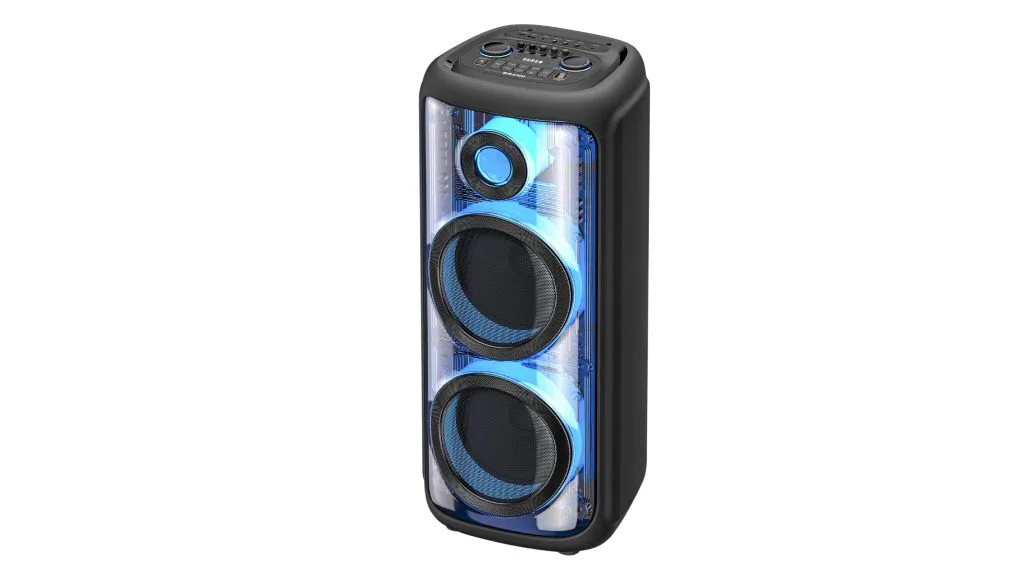 RM6601-10 tour d'enceinte à panneau transparent