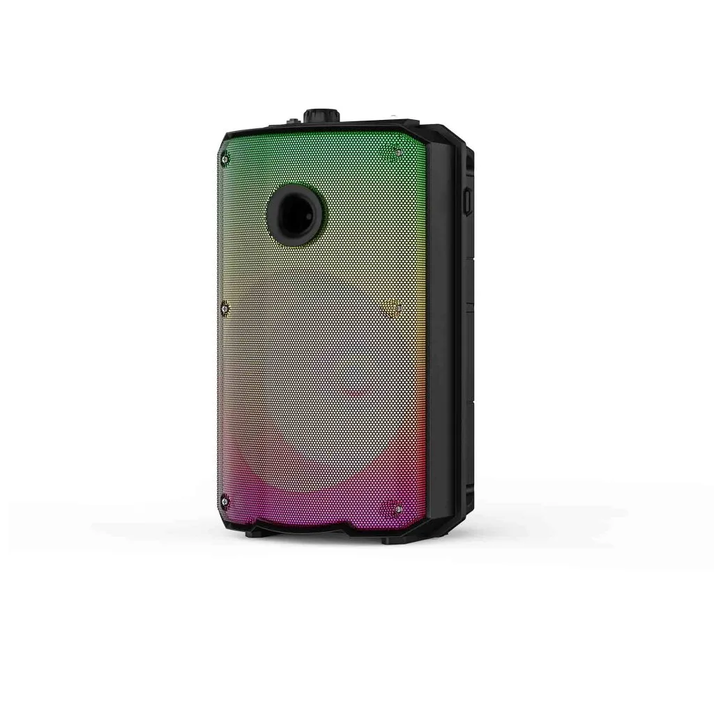 RM68-8L 8 inch LED portable party speaker with backlit fabric front - view product details